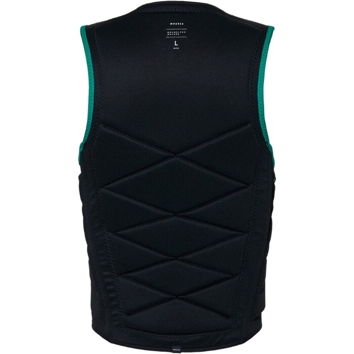 2024 Mystic Hommes Outlaw Front Zip Wake Impact Vest 35005.240226 - Green